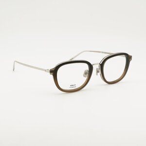 Berluti BL50016U 047 Eyeglasses Brown/Silver 51mm Square Frame